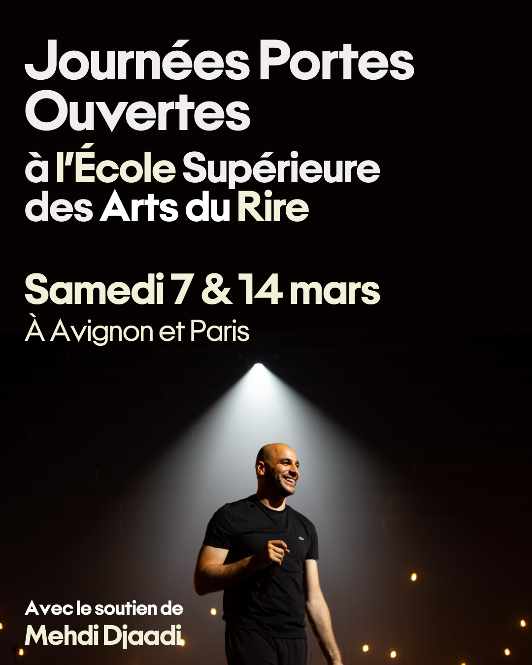 Affiche Journées Portes Ouvertes ESAR